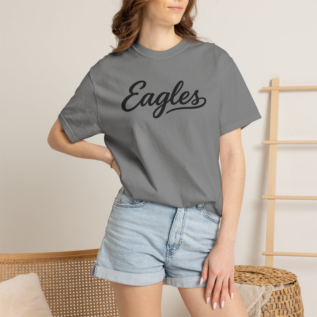 Eagles Script Tee — Vintage Athletic Logo T-Shirt