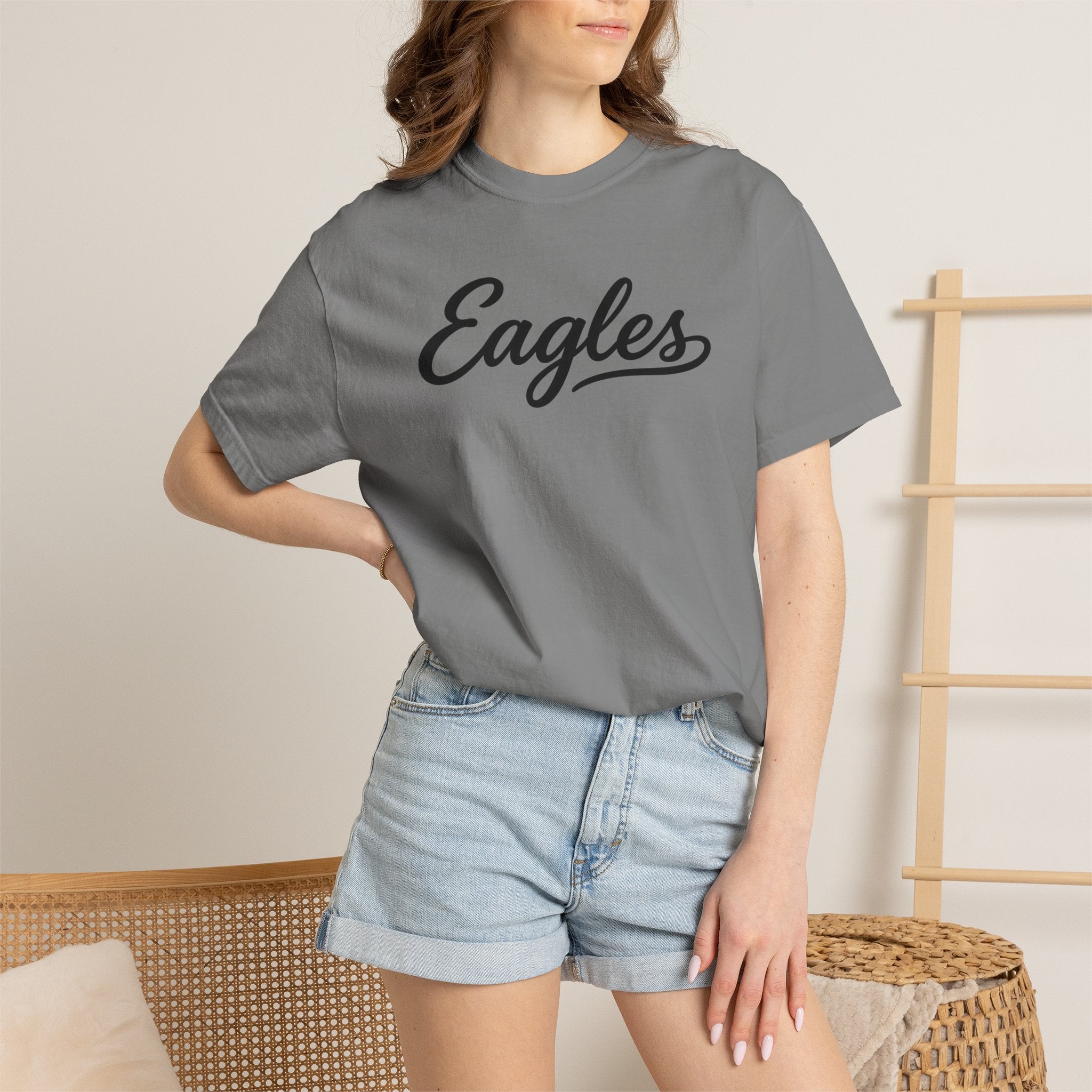 Eagles Script Tee — Vintage Athletic Logo T-Shirt