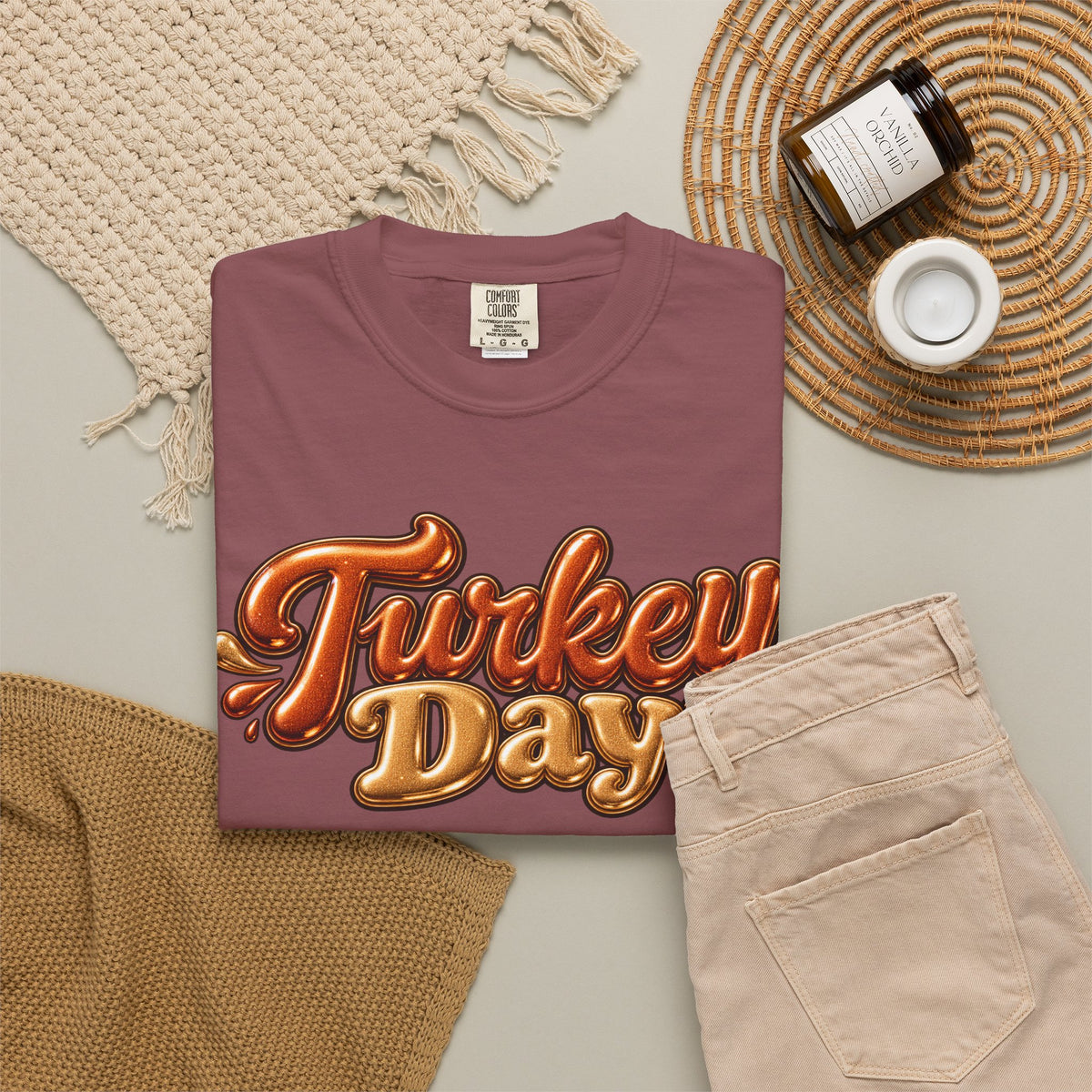 Turkey Day T‑Shirt — Thanksgiving Graphic Tee