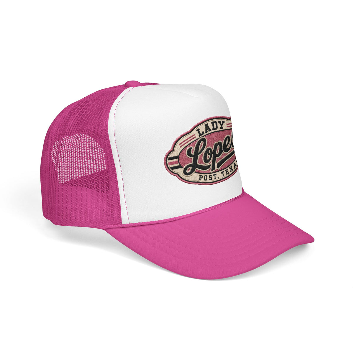 Lady Lopes Trucker Hat — Vintage Post, Texas Foam Cap