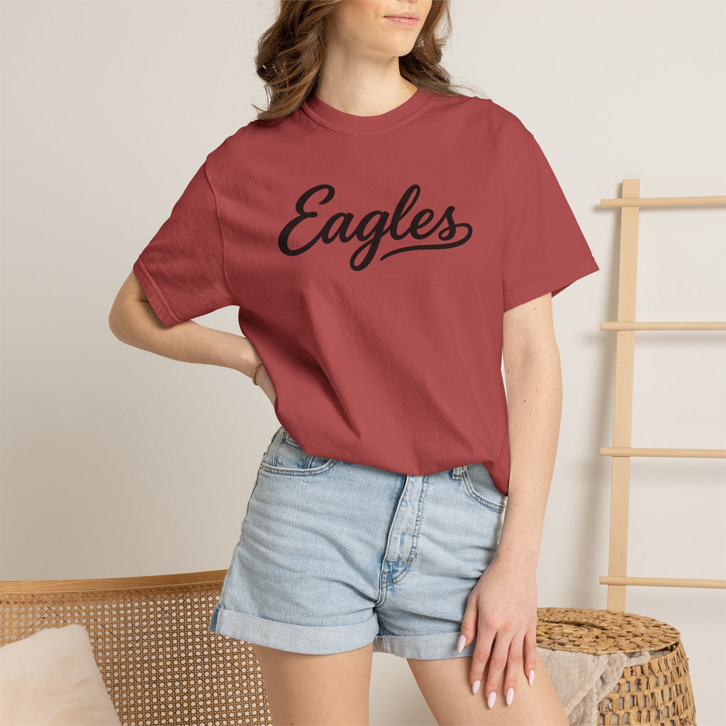 Eagles Script Tee — Vintage Athletic Logo T-Shirt
