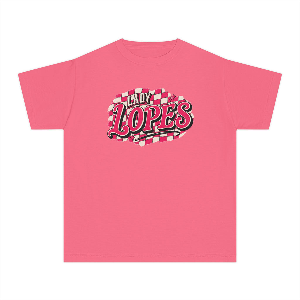 Youth "Lady Lopes" Checker Graphic Tee