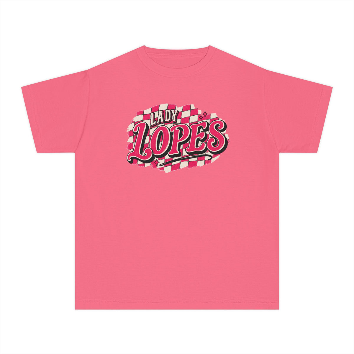 Youth "Lady Lopes" Checker Graphic Tee