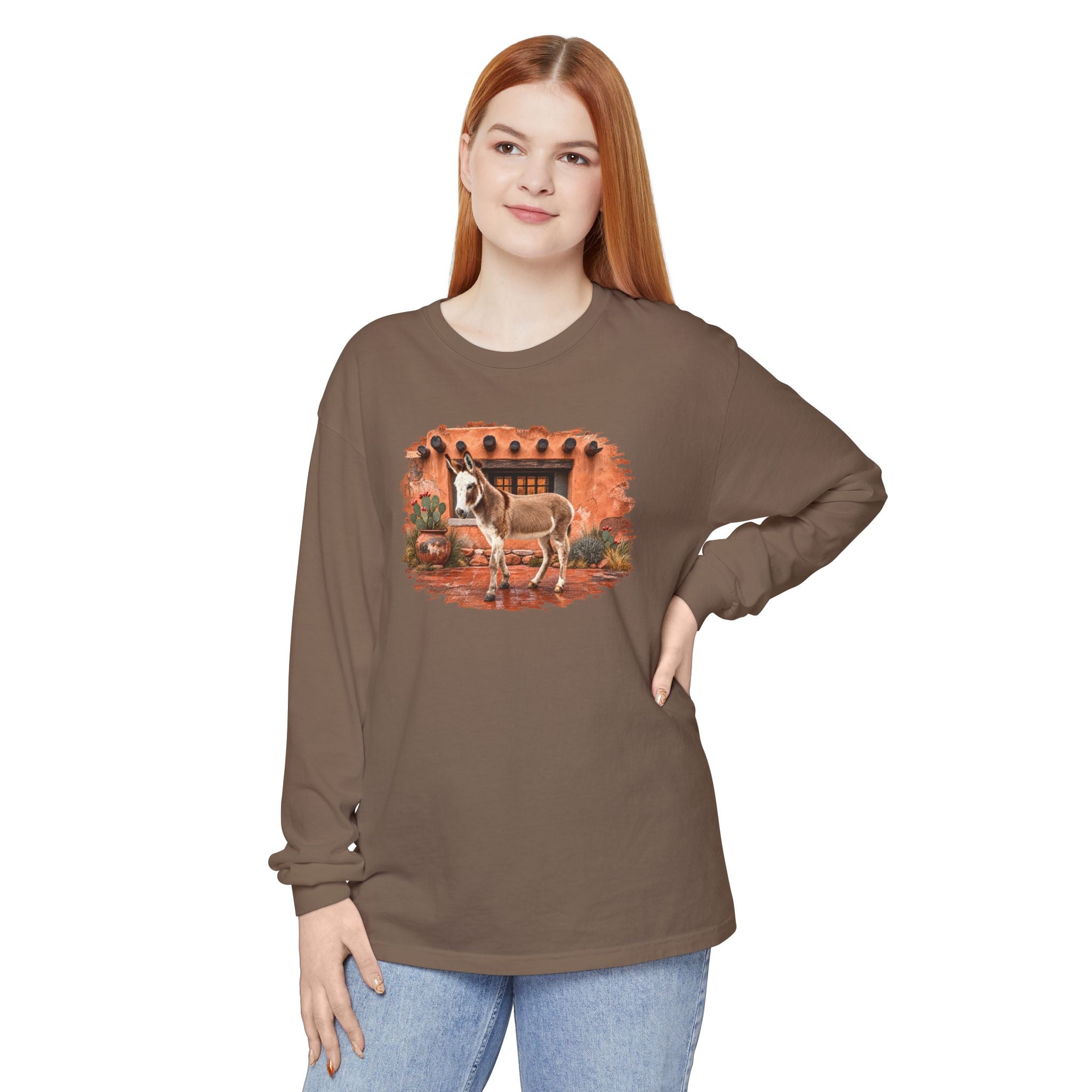 Southwestern Donkey Long Sleeve Tee