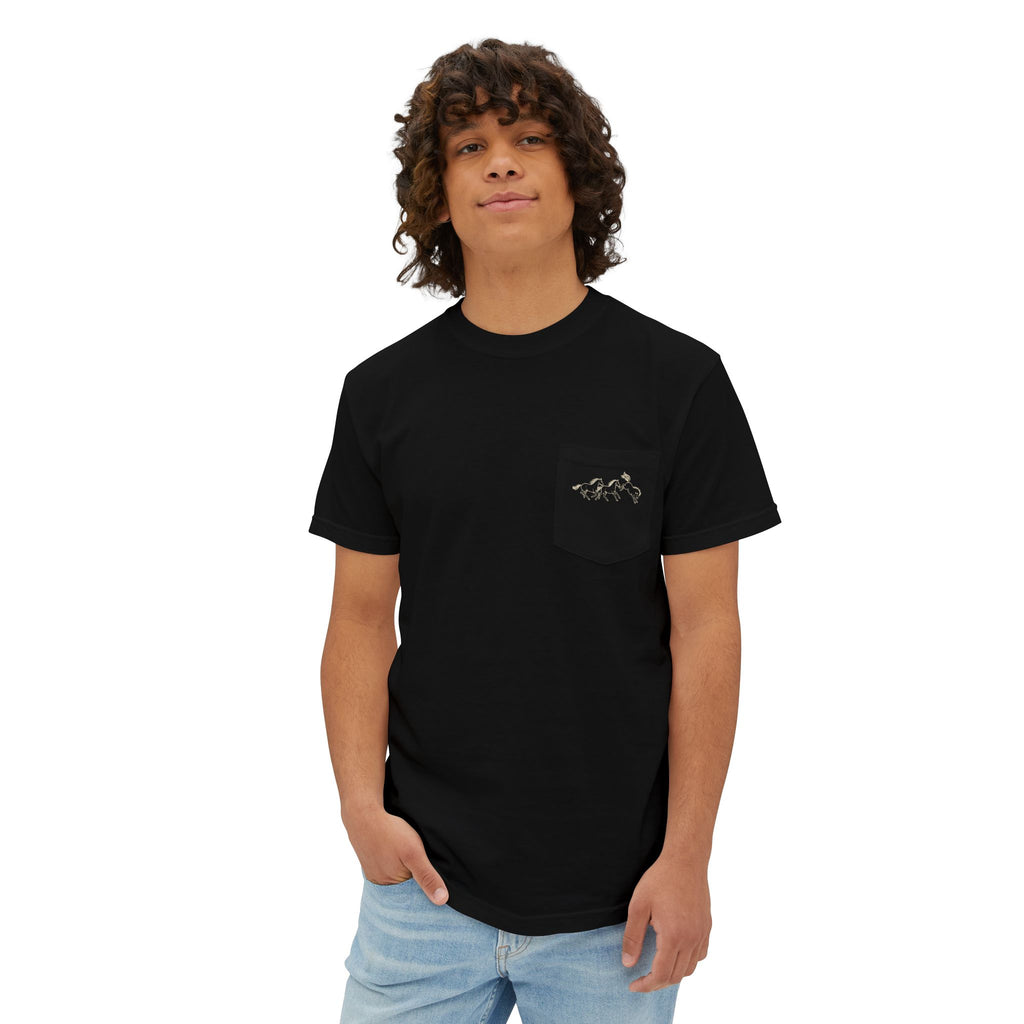 Pocket T-Shirt — "This Ain't My First Rodeo" Western Graphic Tee