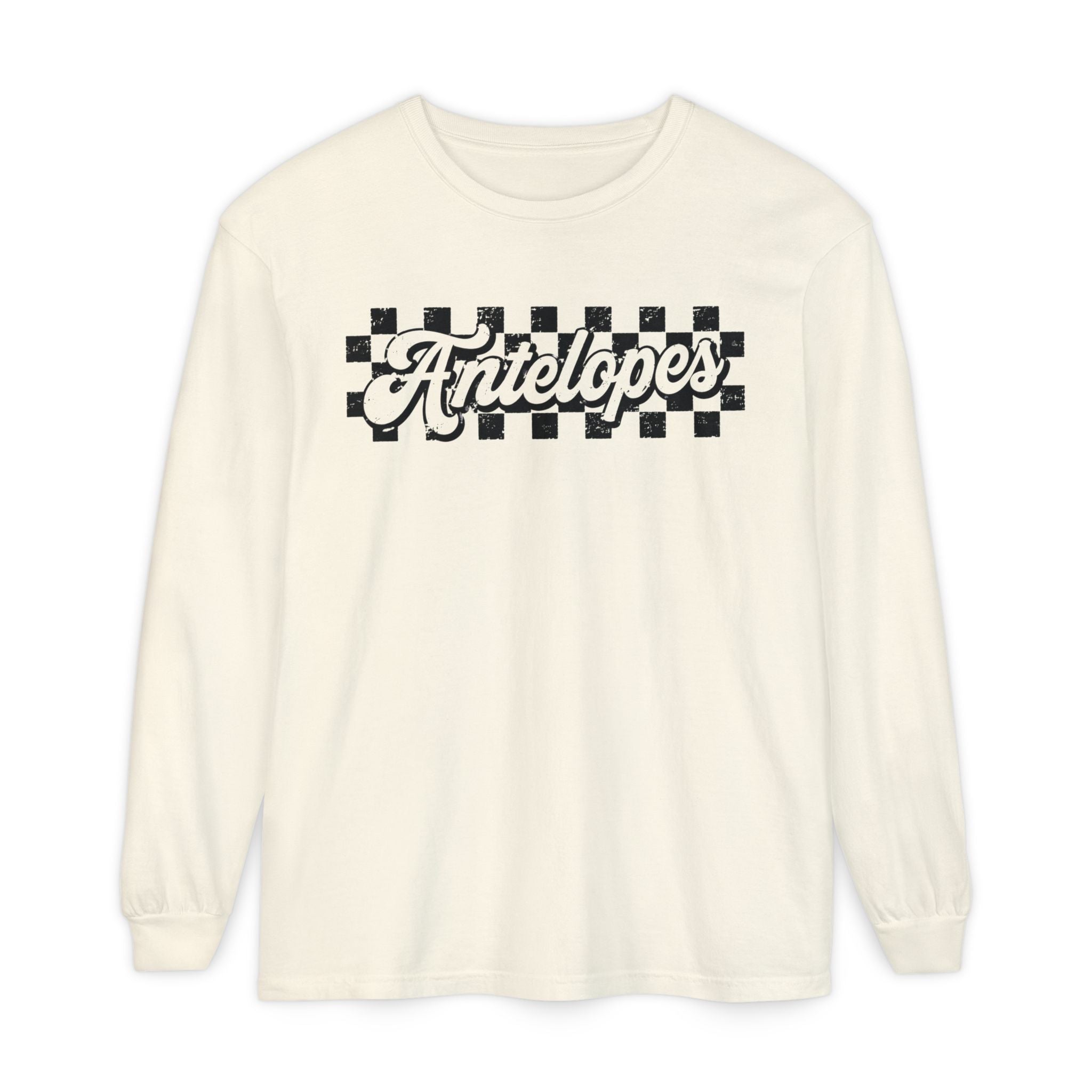 Antelopes Checkerboard Long Sleeve Tee