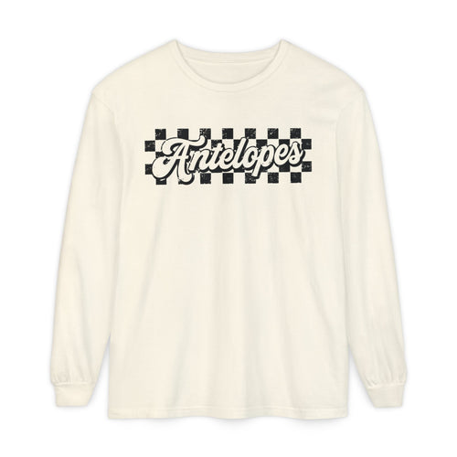 Antelopes Checkerboard Long Sleeve Tee