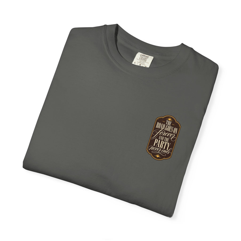The Road Goes On Forever Party Never Ends Graphic T-Shirt