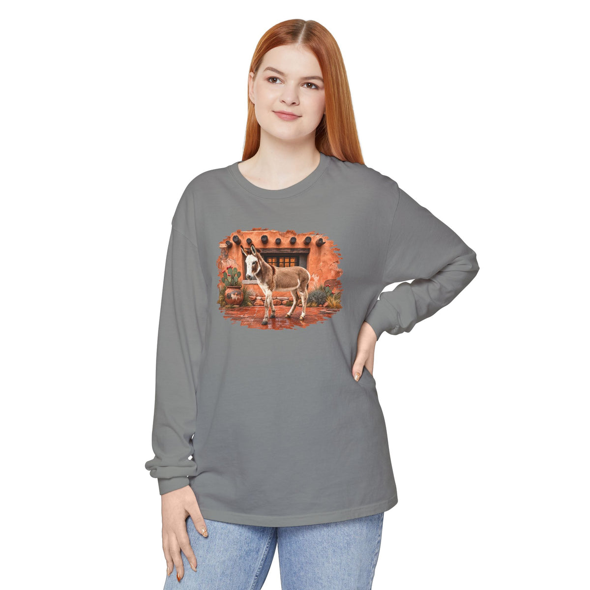 Southwestern Donkey Long Sleeve Tee