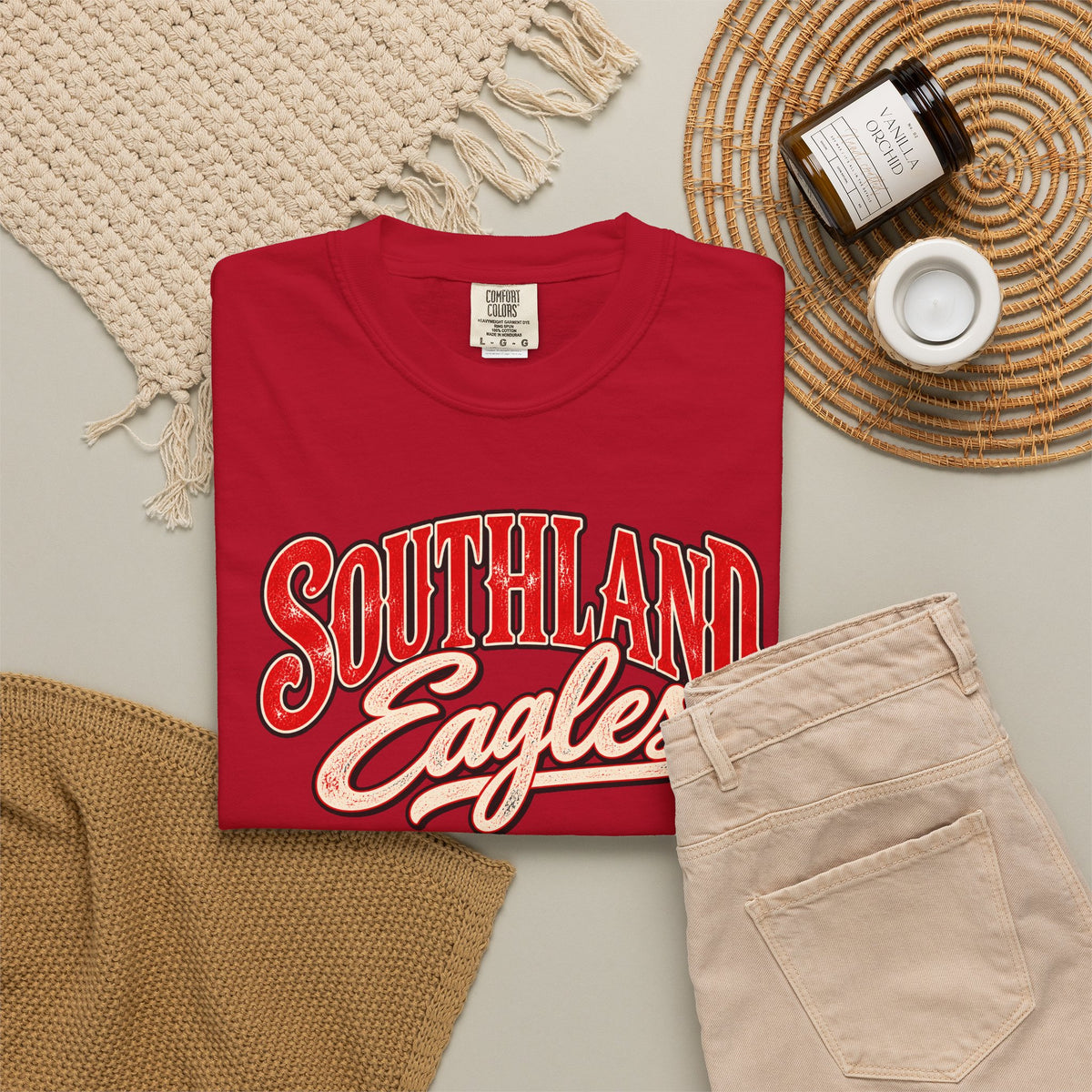 Southland Eagles Vintage Script T-Shirt