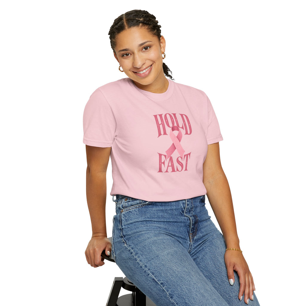 Hold Fast Pink Ribbon T‑Shirt