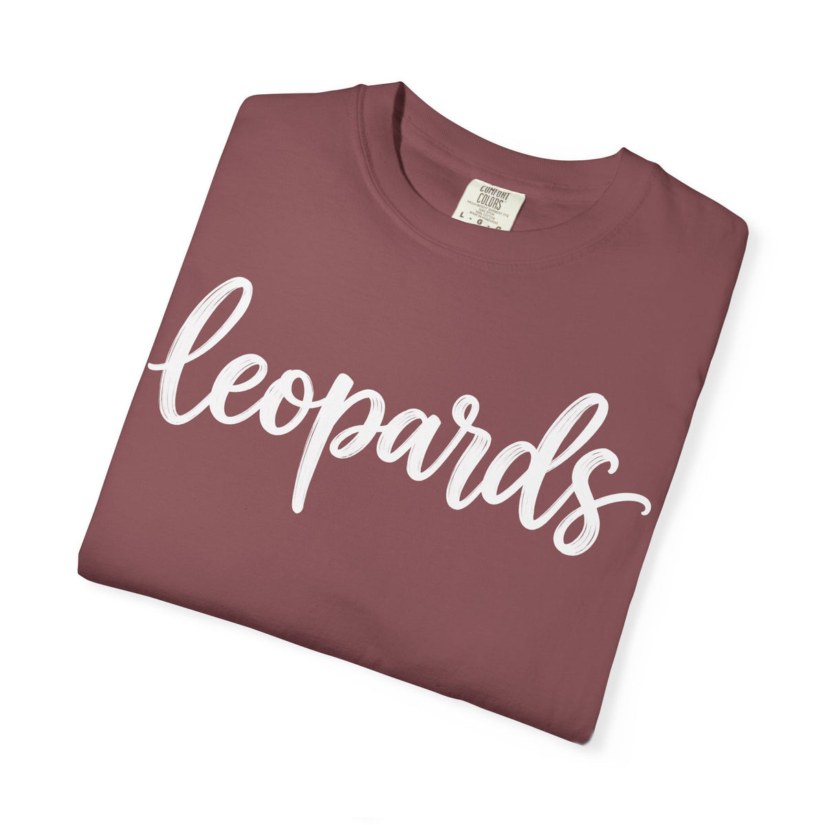 Leopards Script Tee — Retro Graphic T-Shirt