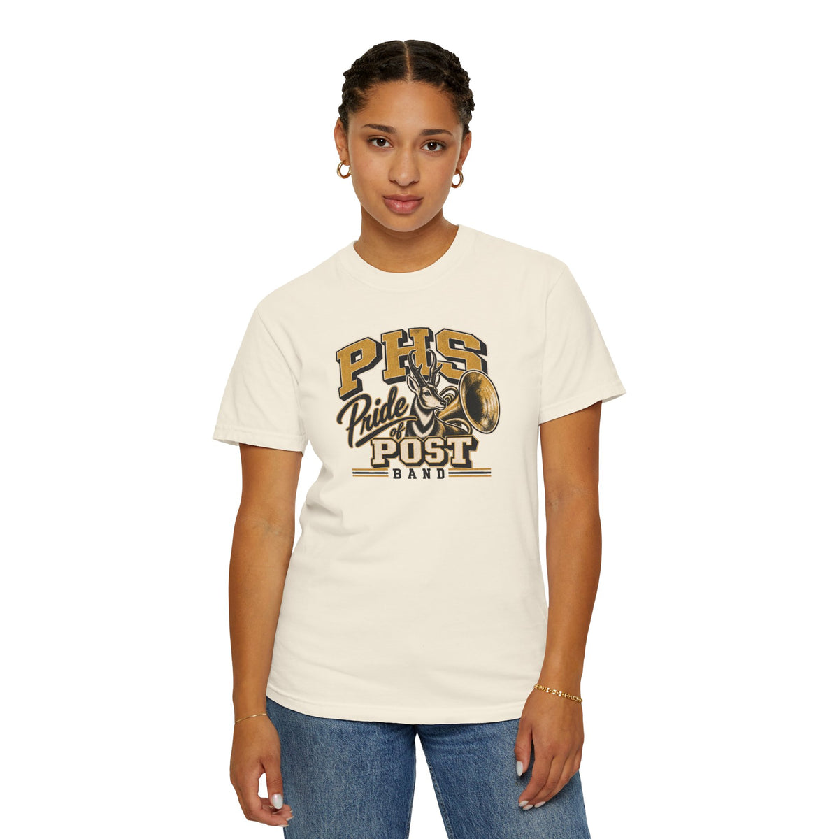 PHS Pride Post Band T‑Shirt — School Band Vintage Horn Tee