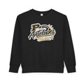 Toddler Sweatshirt — Post Antelopes Bold Gold Football Logo Kids Crewneck