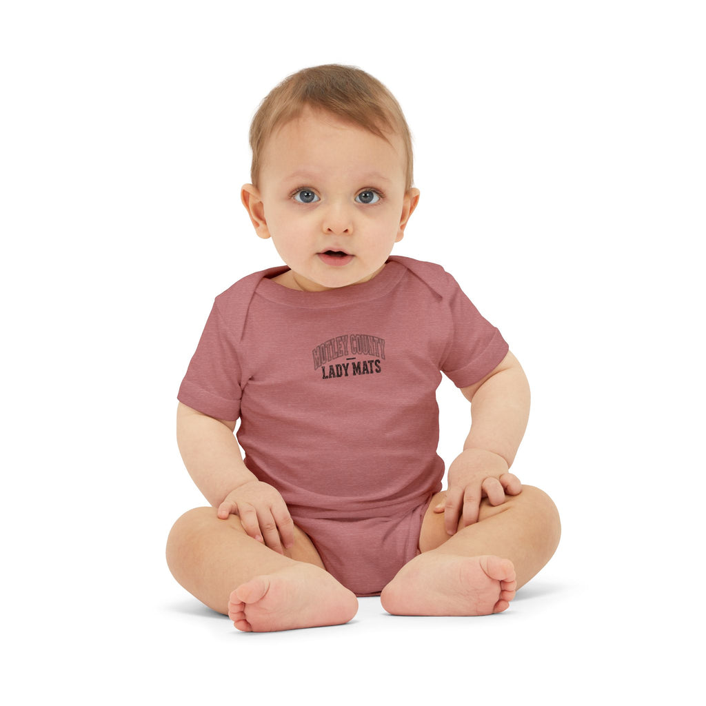Infant One-Piece Bodysuit — "Mighty Cute Lady Mats" School/Team Baby Gift