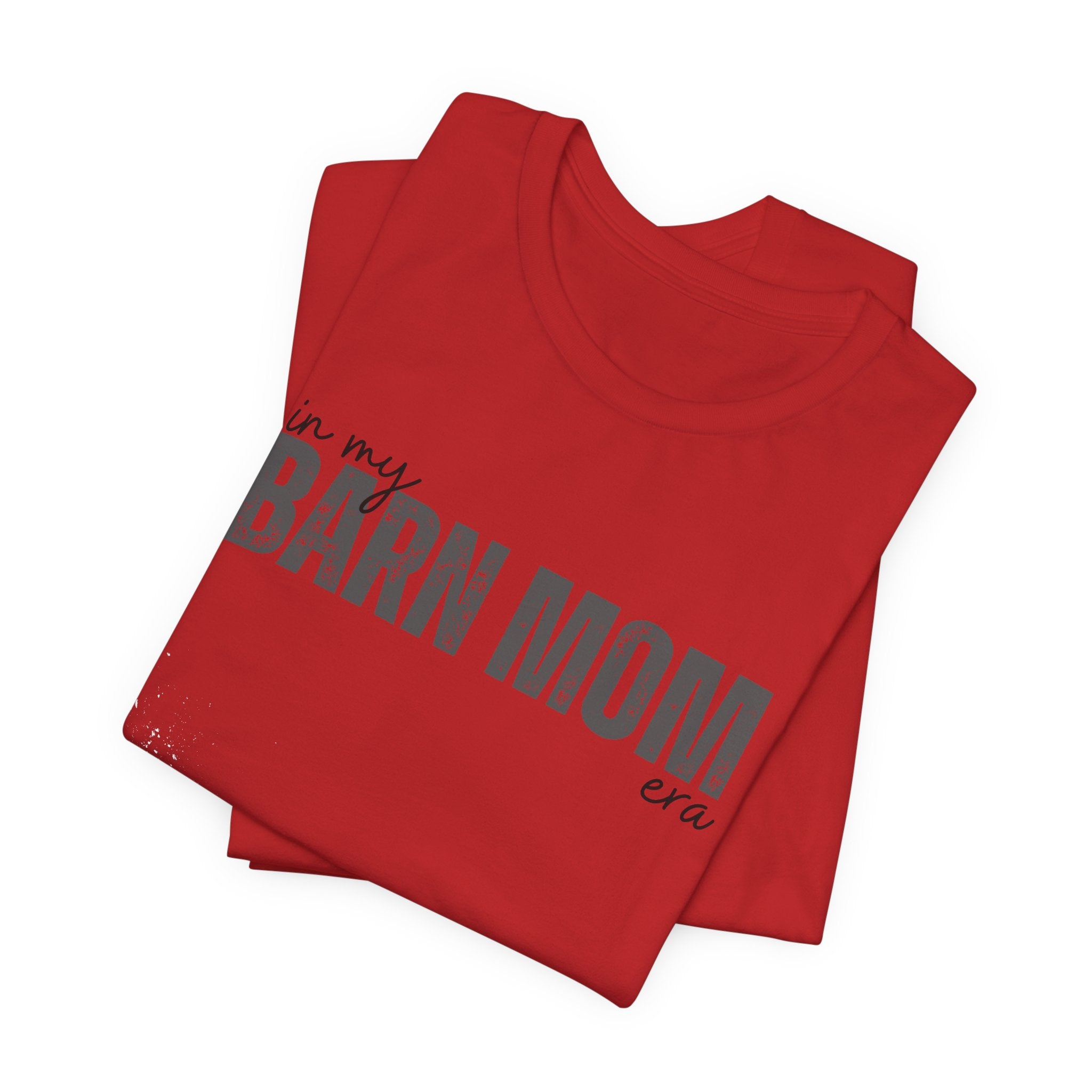 Barn Mom T‑Shirt – Vintage Rustic Farm Mom Tee