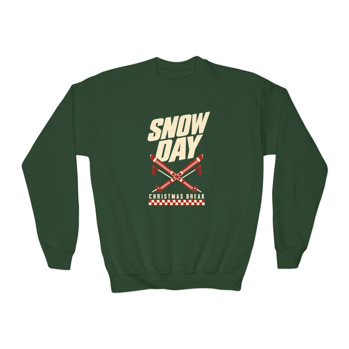Youth Snow Day Crewneck Sweatshirt