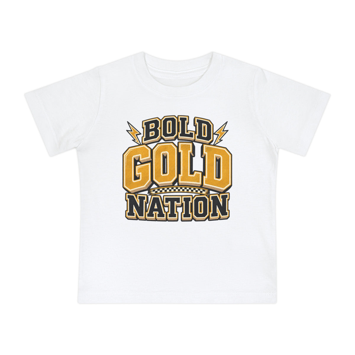 Bold Gold Nation Baby T-Shirt — Sports Team Infant Tee