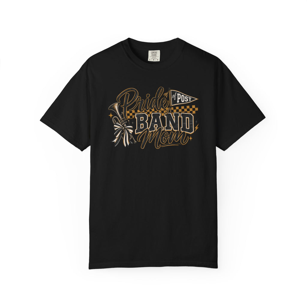 Band Mom T-Shirt — "Pride Post" Graphic Tee for Marching Band Parents