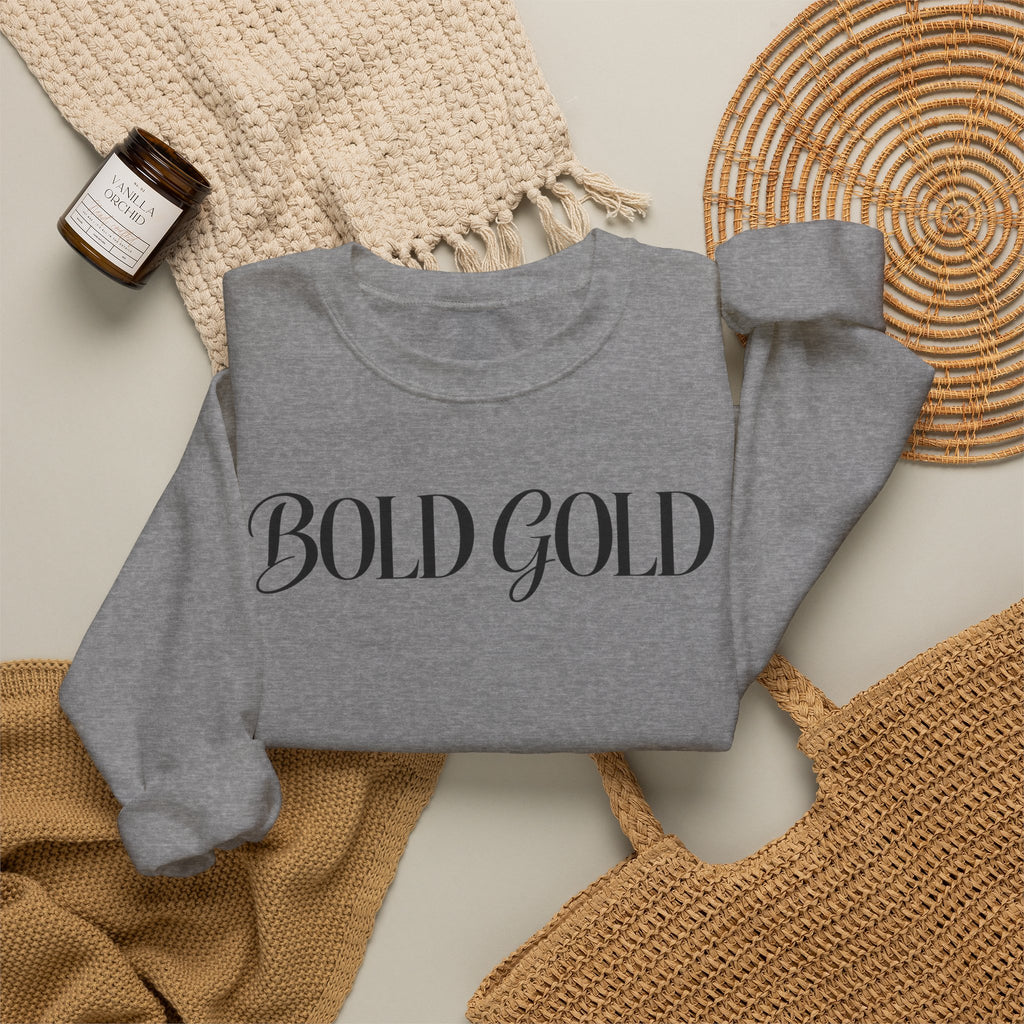 Bold Gold Crewneck Sweatshirt
