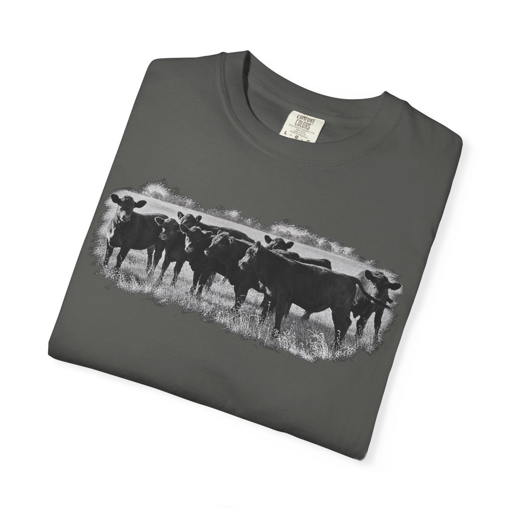 Cowboy Cattle Herd T-Shirt – Vintage Western Ranch Graphic Tee