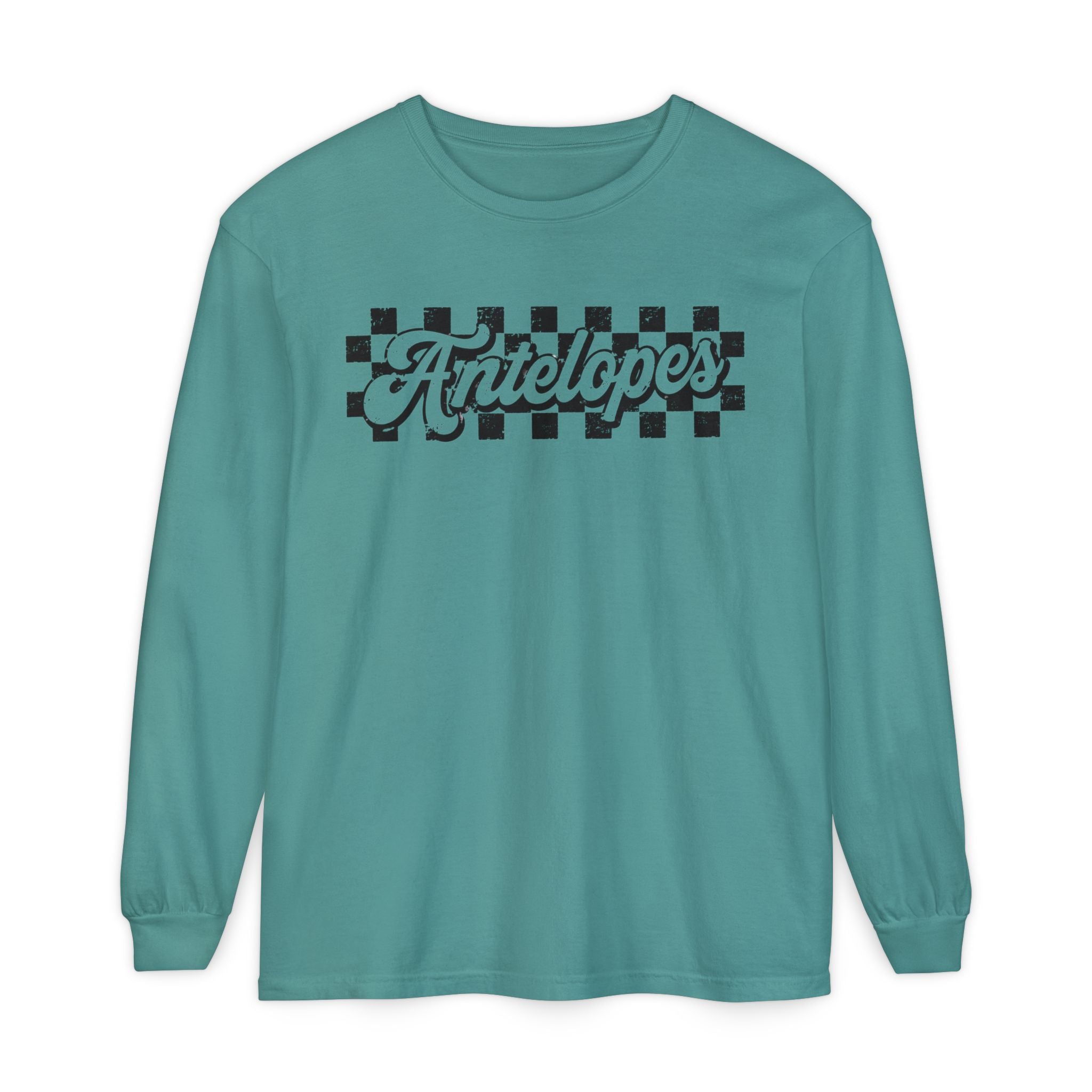 Antelopes Checkerboard Long Sleeve Tee