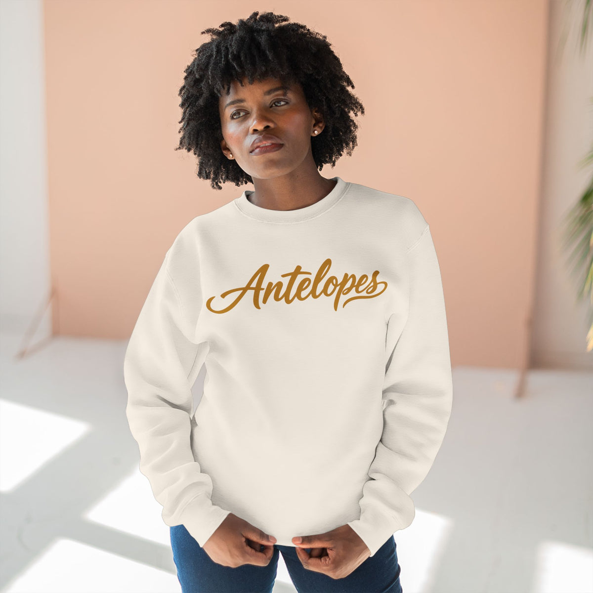 Antelopes Script Crewneck Sweatshirt