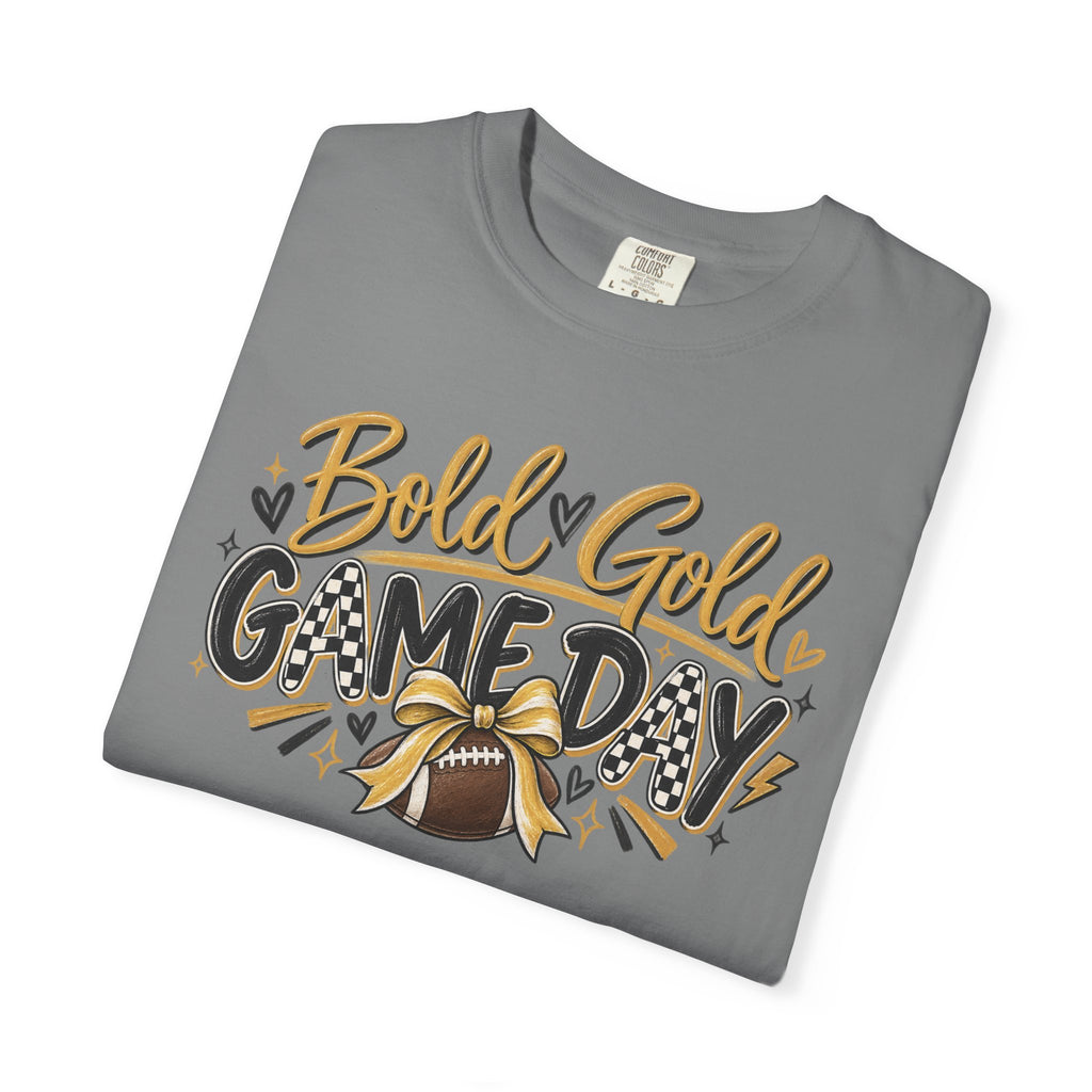 Gameday Football T-Shirt – "Bold & Gold" Team Spirit Tee