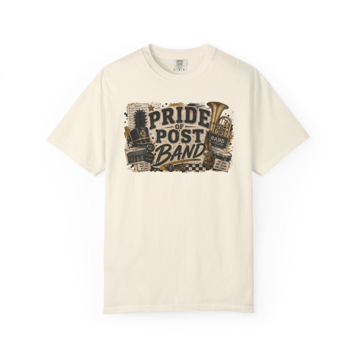 Pride of Post Band T-Shirt — Vintage Marching Band Tee