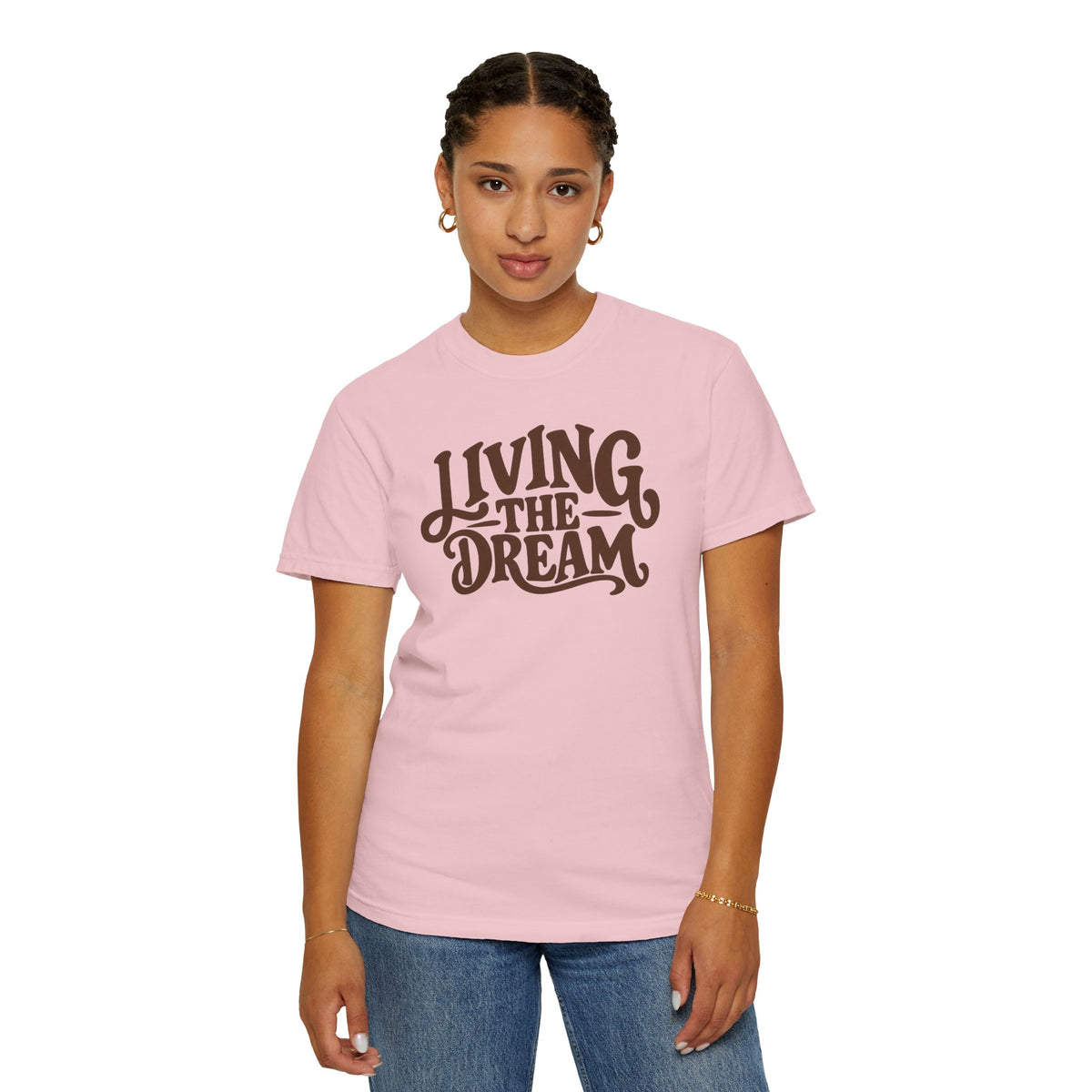 Living The Dream T-Shirt — Vintage Script Graphic Tee