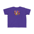 Toddler Halloween Tee - Colorful "Trick or Treat" Candy Pumpkin Design