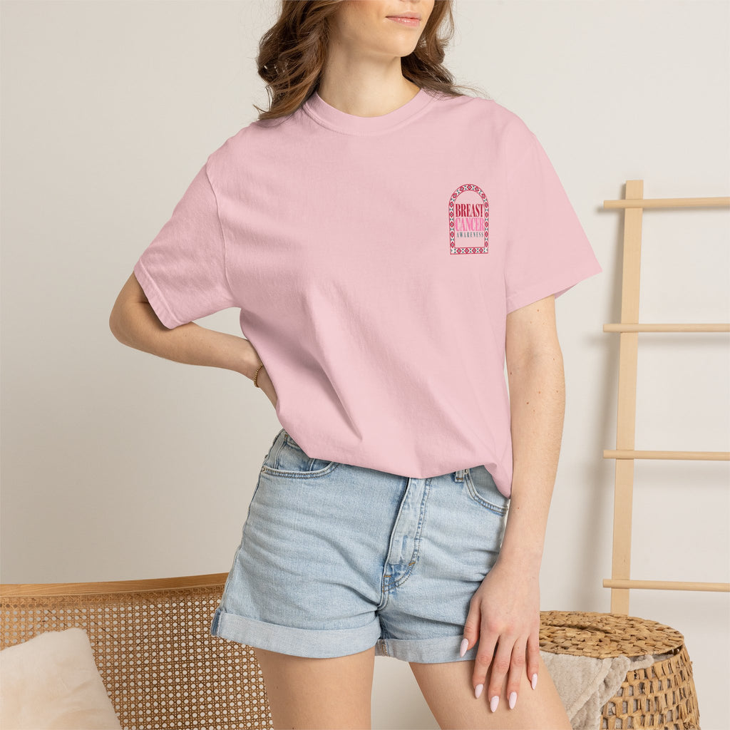 Breast Cancer Awareness T-Shirt — Pink Arch Design