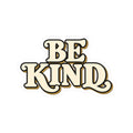Be Kind Retro Script Sticker — Inspirational Vinyl Kiss-Cut Decal for Laptop, Water Bottle, Journal