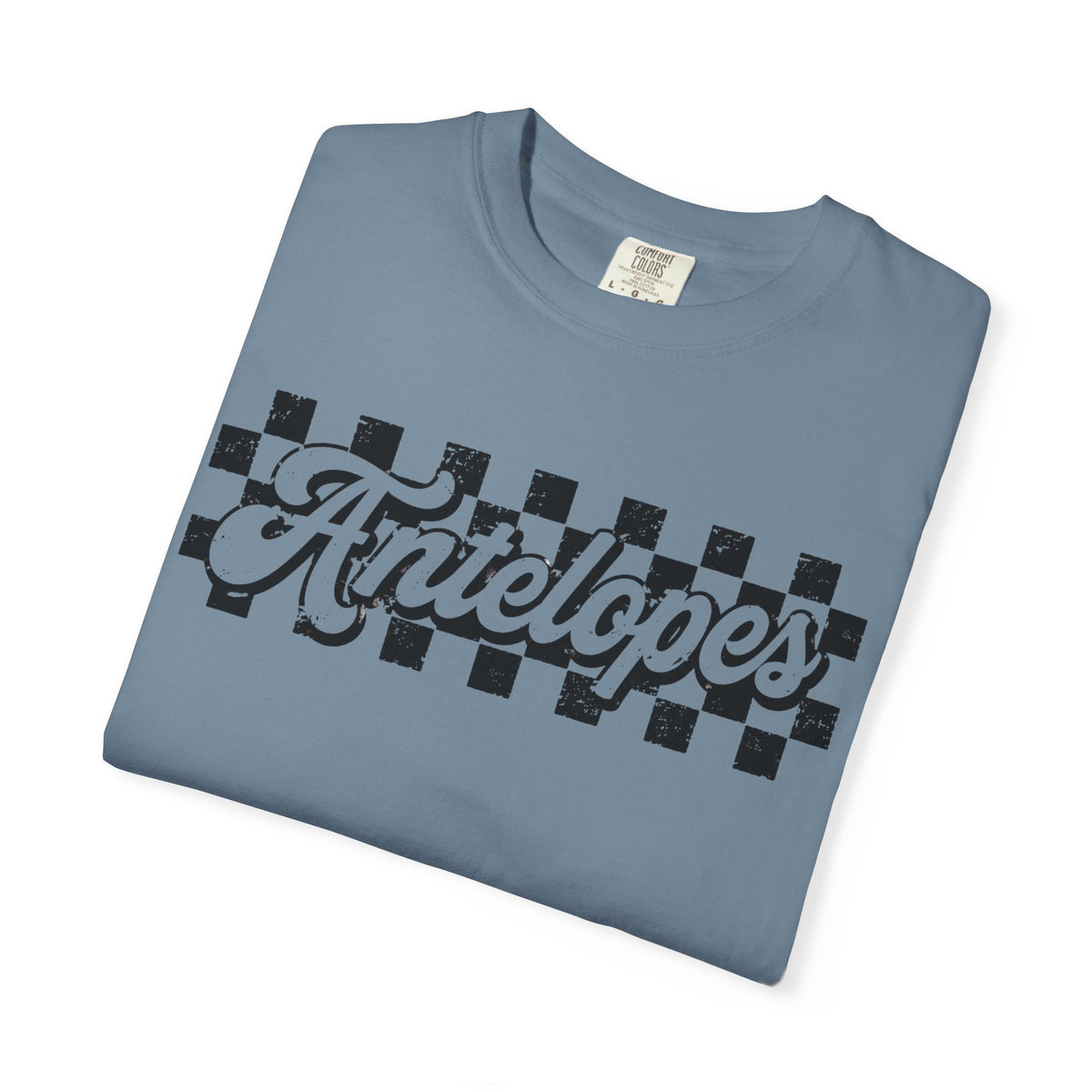 Antelopes Checkerboard Graphic T-Shirt