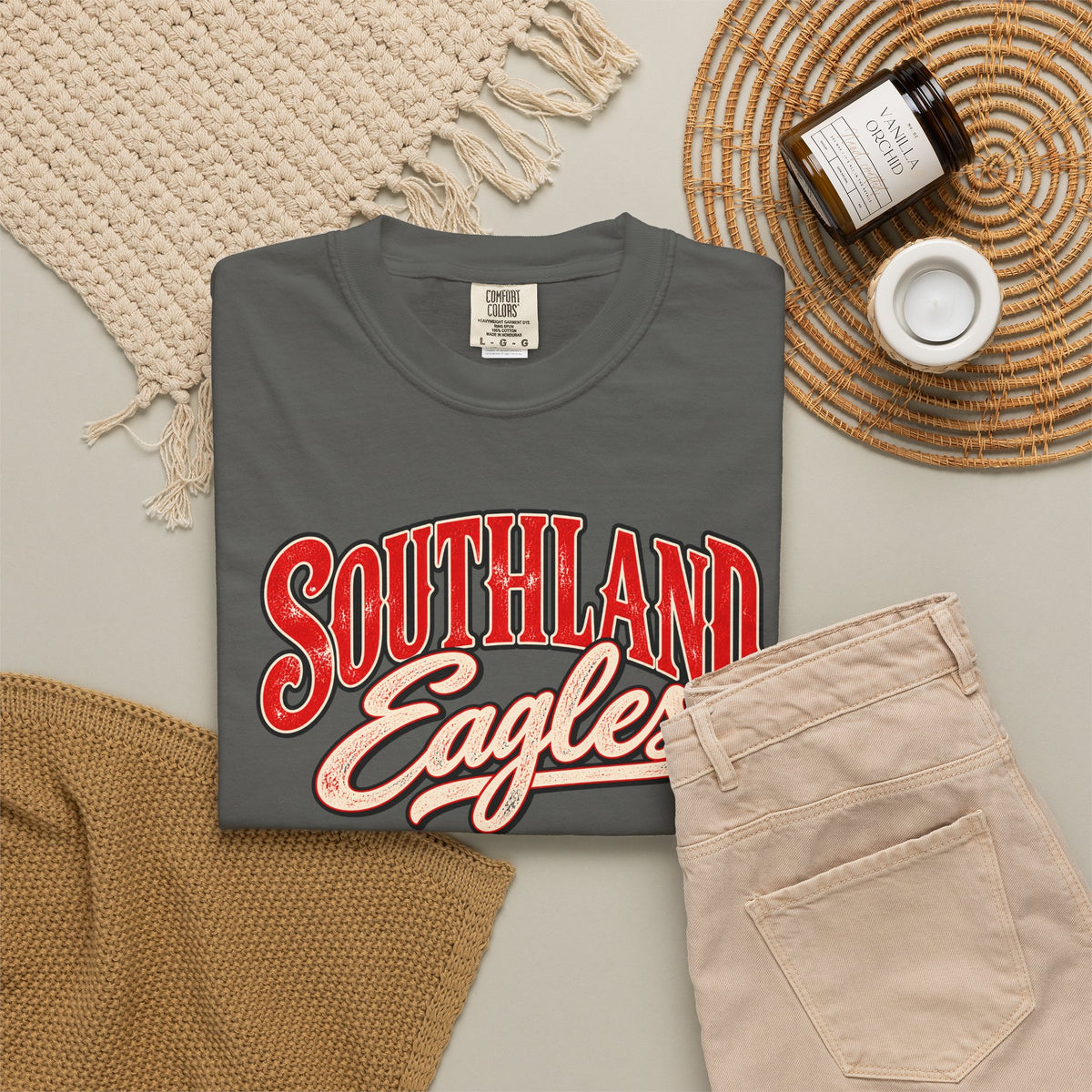 Southland Eagles Vintage Script T-Shirt