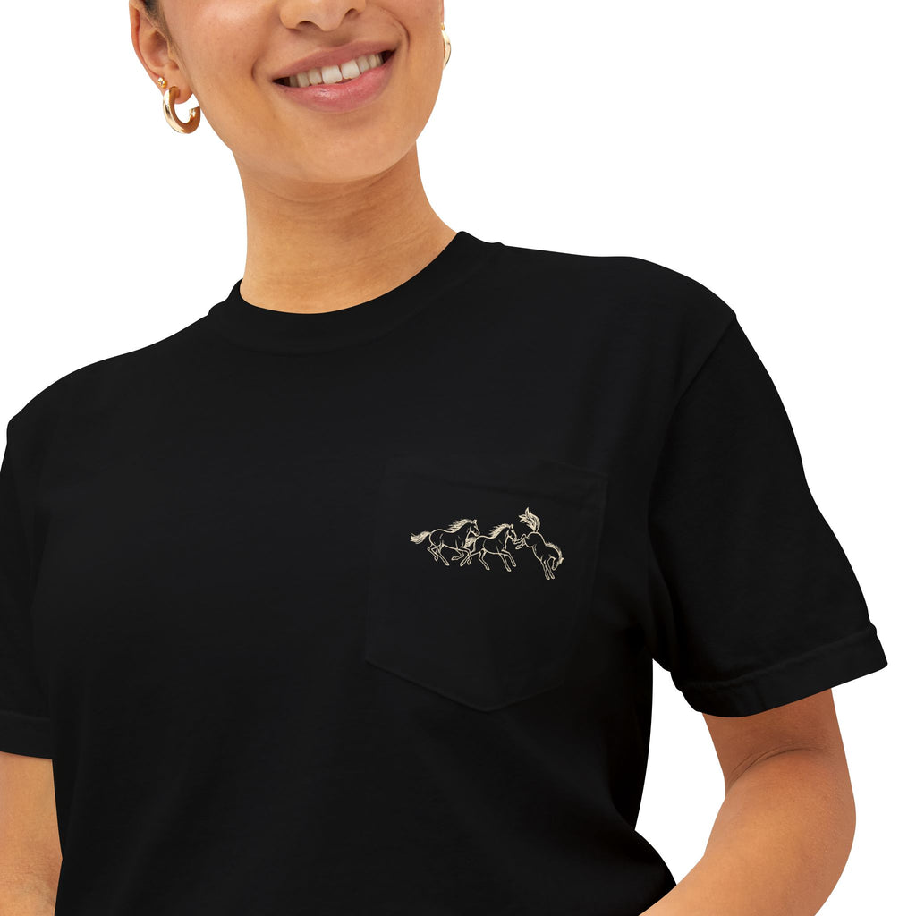 Pocket T-Shirt — "This Ain't My First Rodeo" Western Graphic Tee