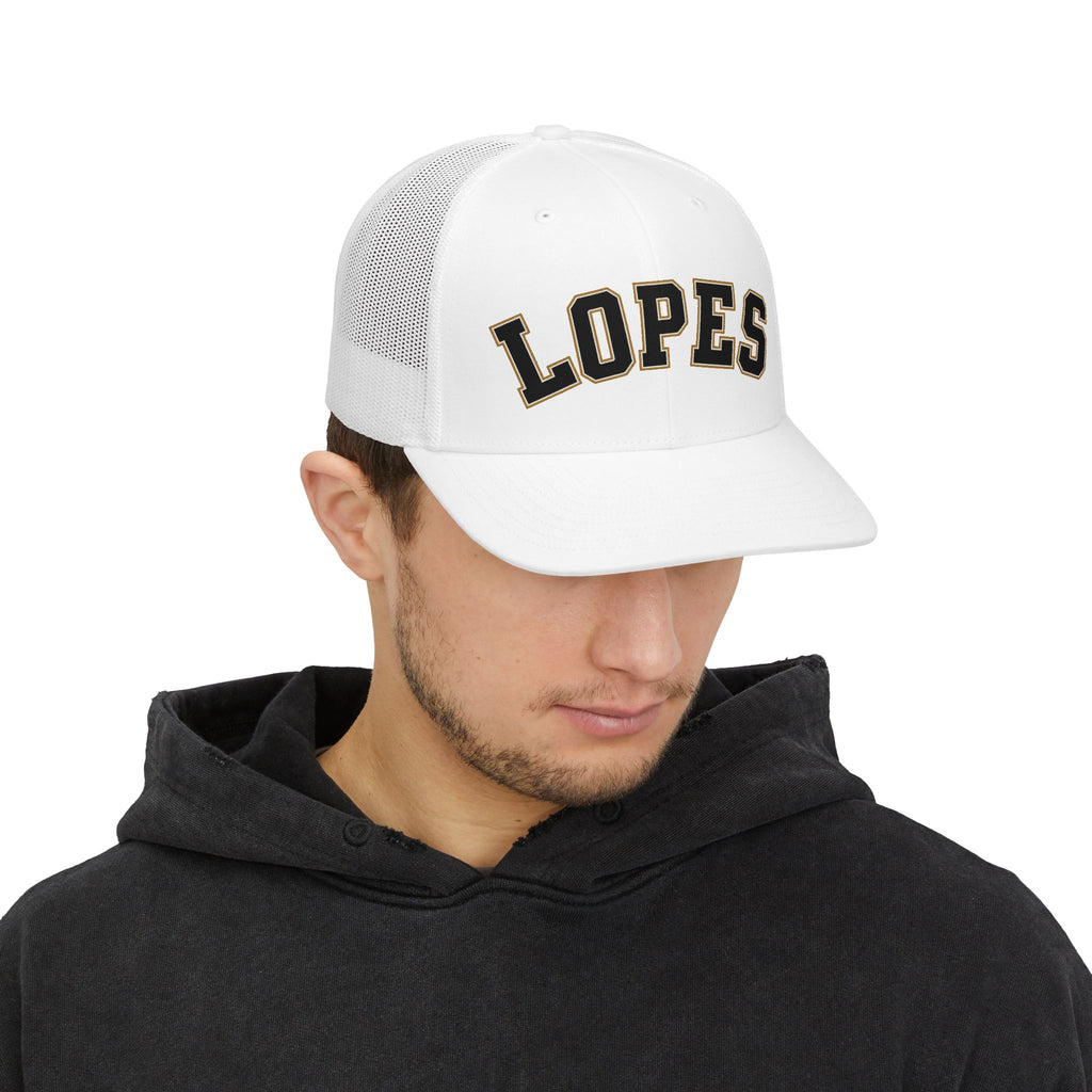 LOPES Trucker Cap — Embroidered Mesh Snapback Hat