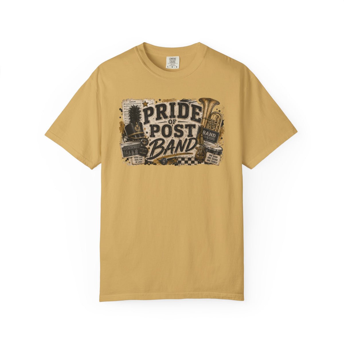 Pride of Post Band T-Shirt — Vintage Marching Band Tee