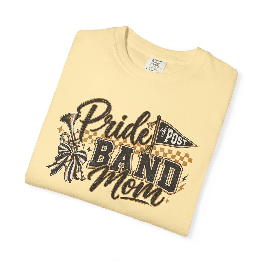 Band Mom T-Shirt — "Pride Post" Graphic Tee for Marching Band Parents
