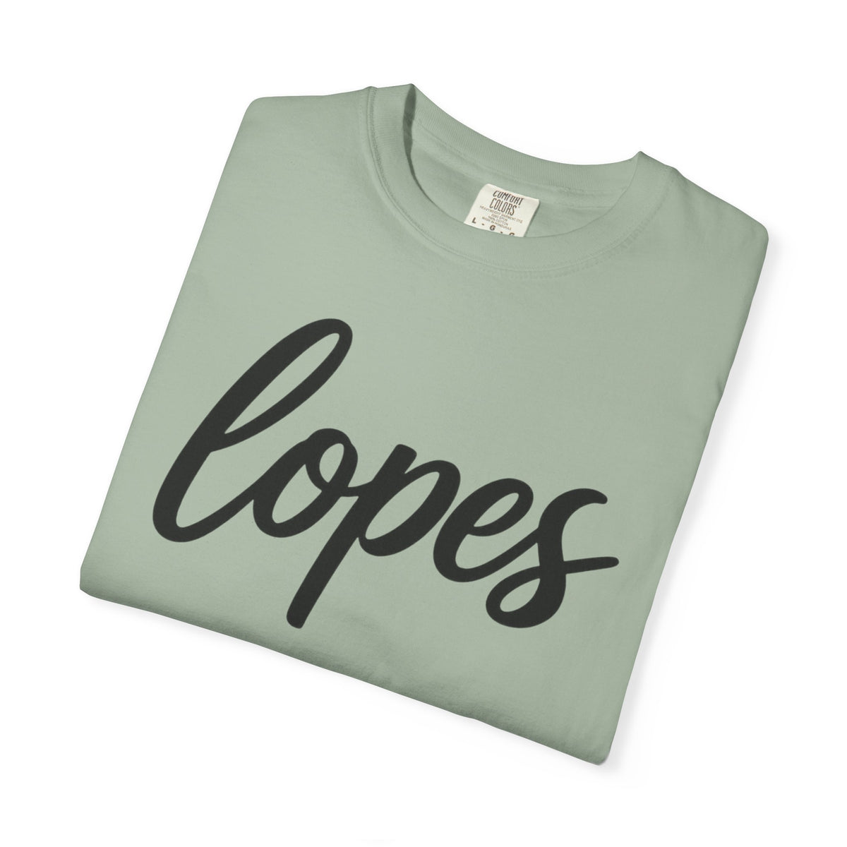 Lopes Script Tee — Personalized Name Graphic T-Shirt