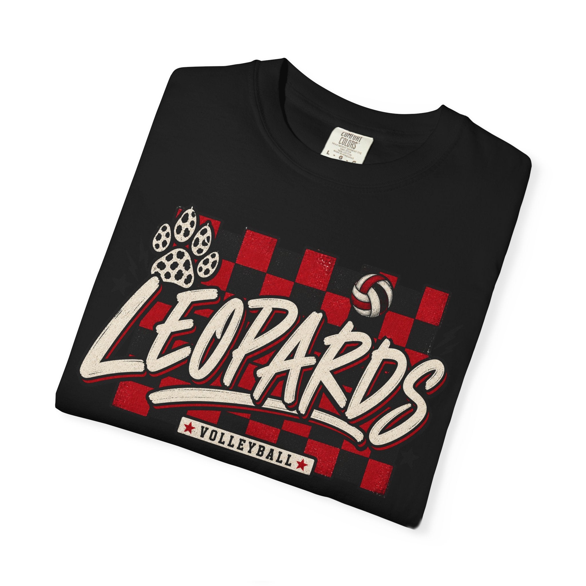 Leopards Volleyball Graphic T-Shirt