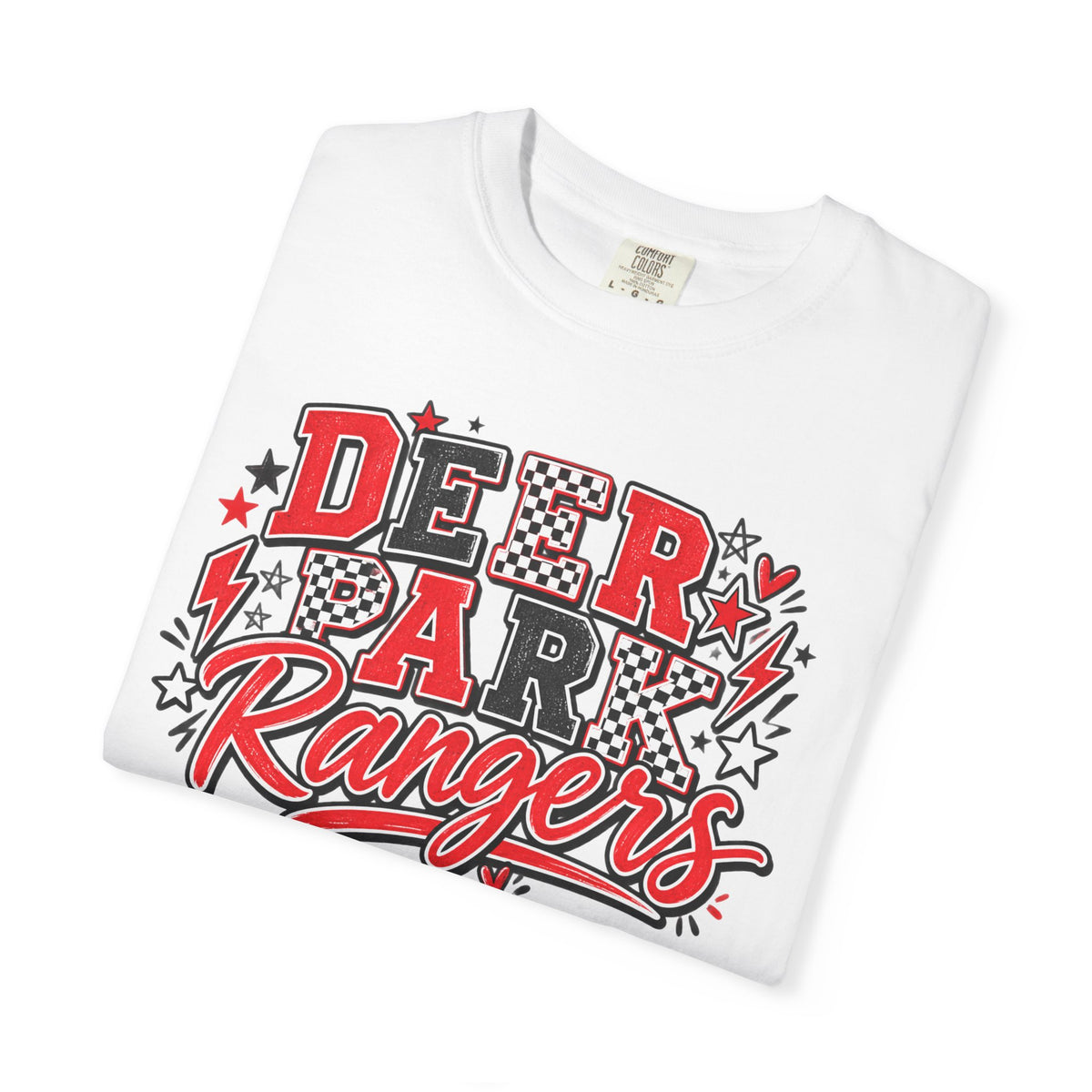 Deer Park Rangers Graphic T-Shirt — Retro Athletic Crew Tee