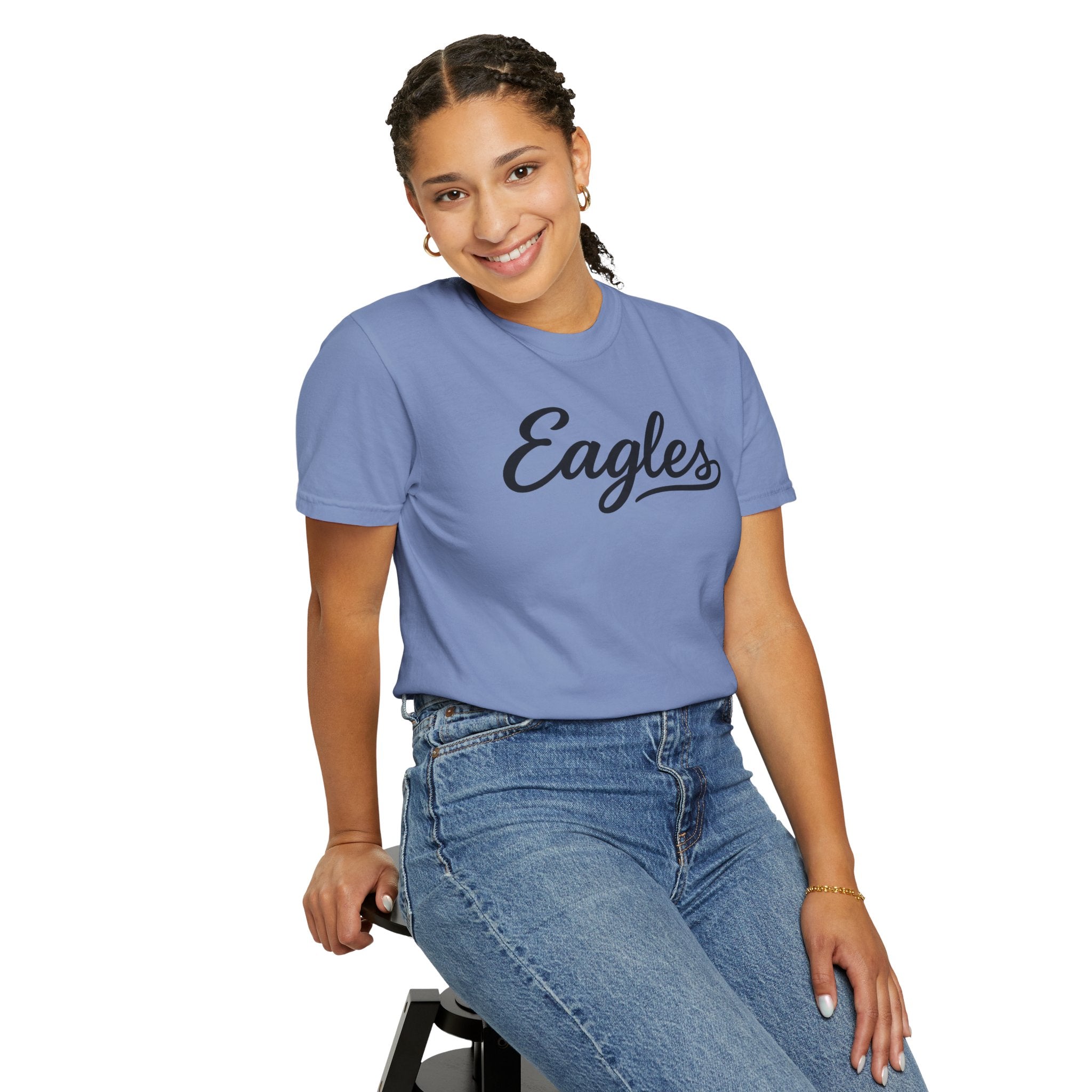 Eagles Script Tee — Vintage Athletic Logo T-Shirt