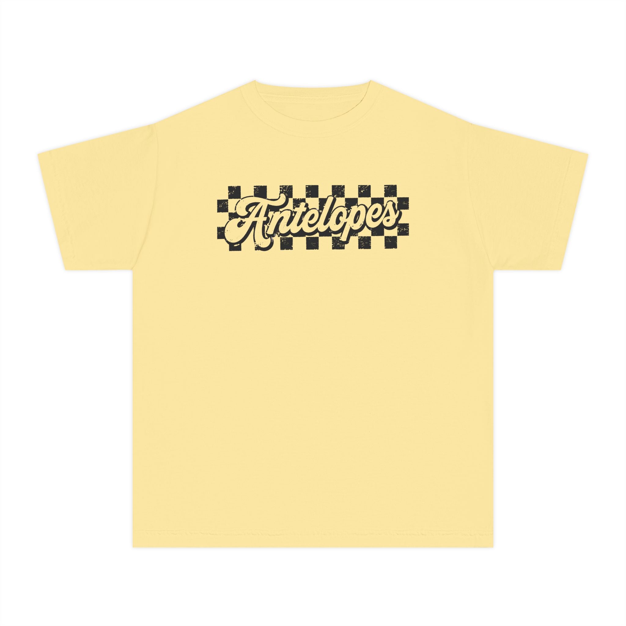 Antelopes Checkerboard Youth Tee