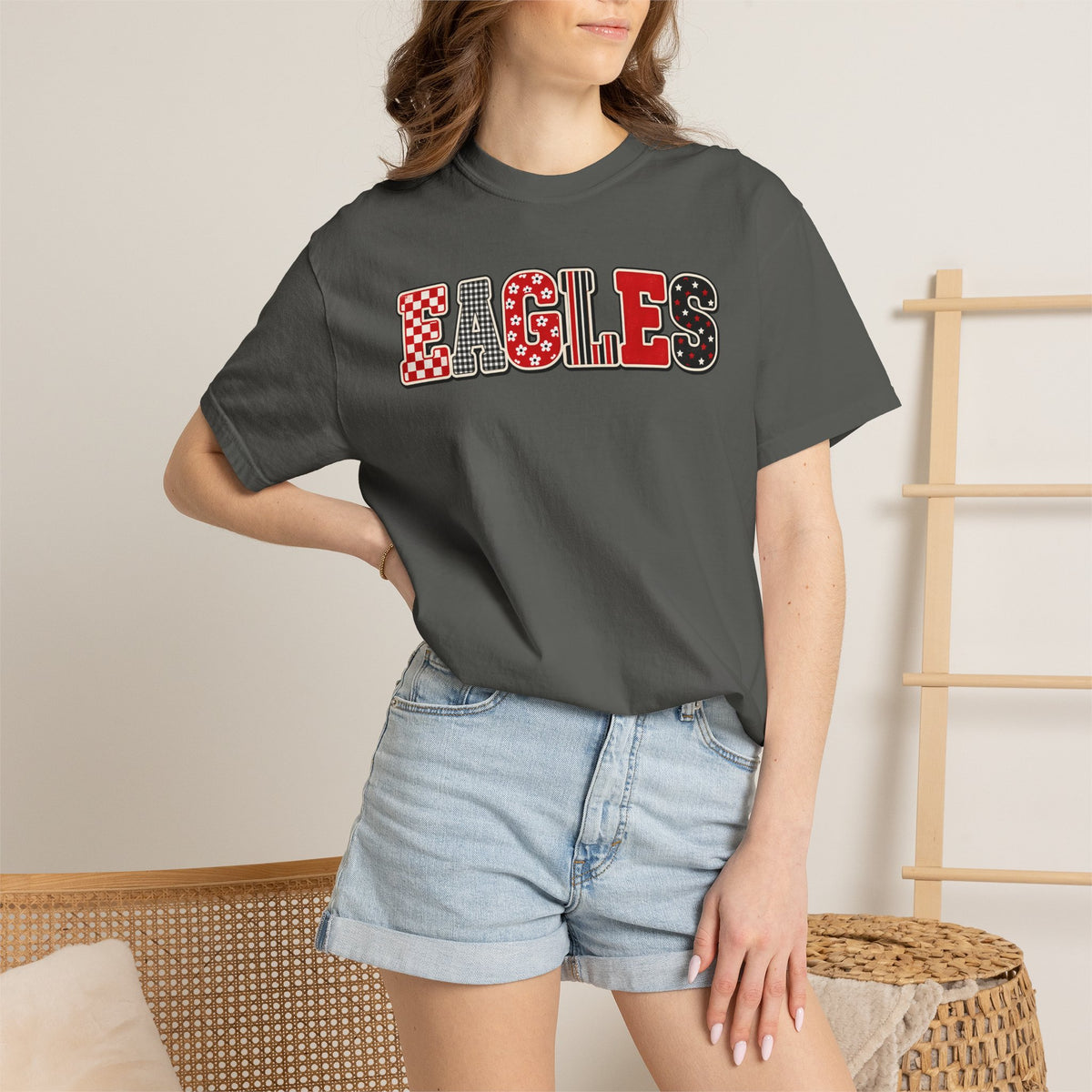 Eagles Retro Lettering Graphic T-Shirt