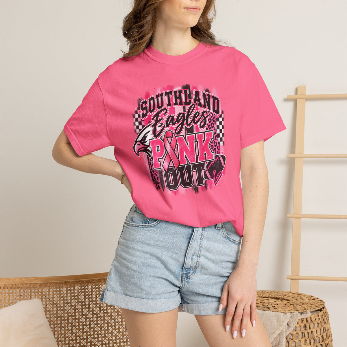 Southland Eagles Pink Out T-Shirt