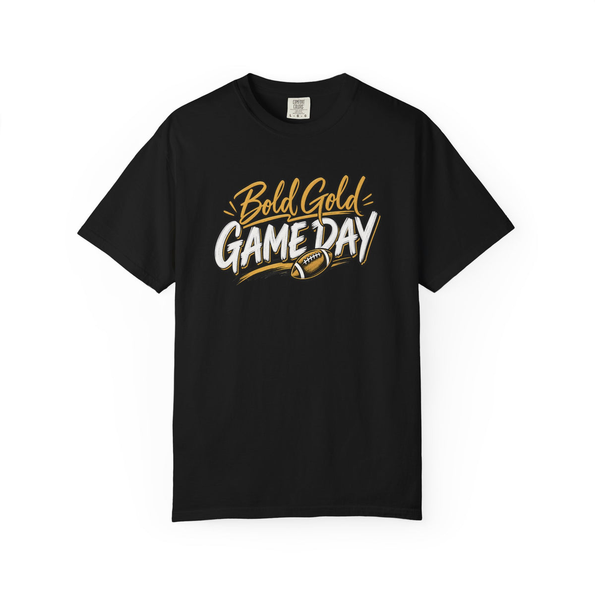 Bold Gold Gameday T-Shirt - Football Graphic Tee