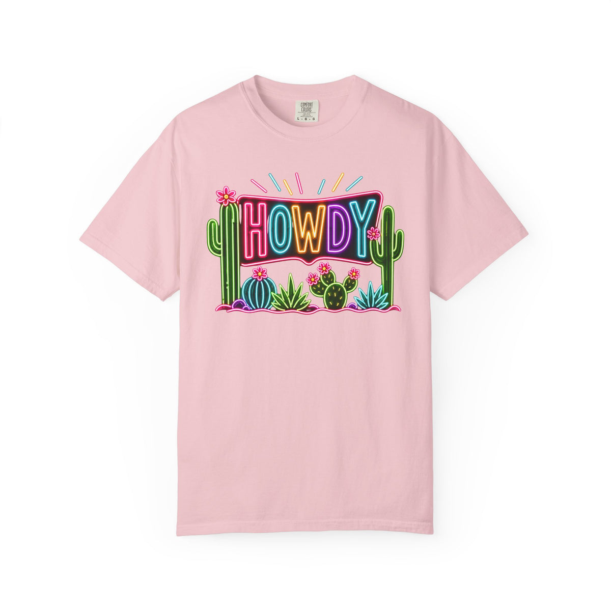 Neon Howdy Cactus T-Shirt