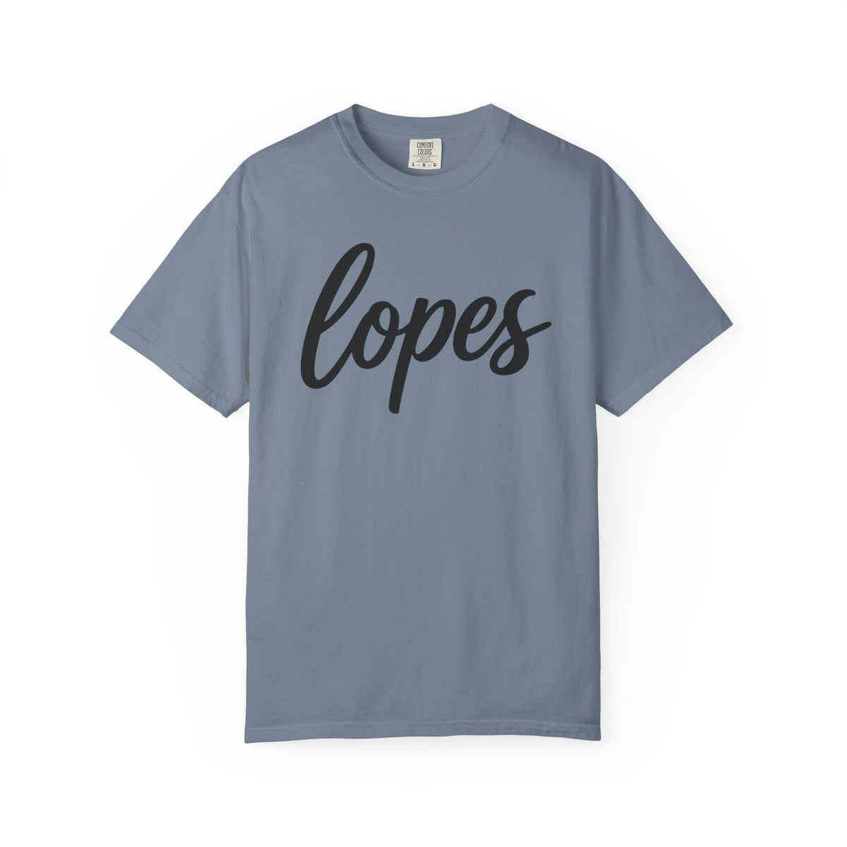 Lopes Script Tee — Personalized Name Graphic T-Shirt