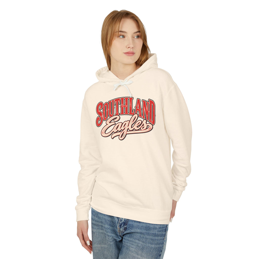 Southland Eagles Hoodie – Vintage Collegiate Lightweight Hooded Sweatshirt